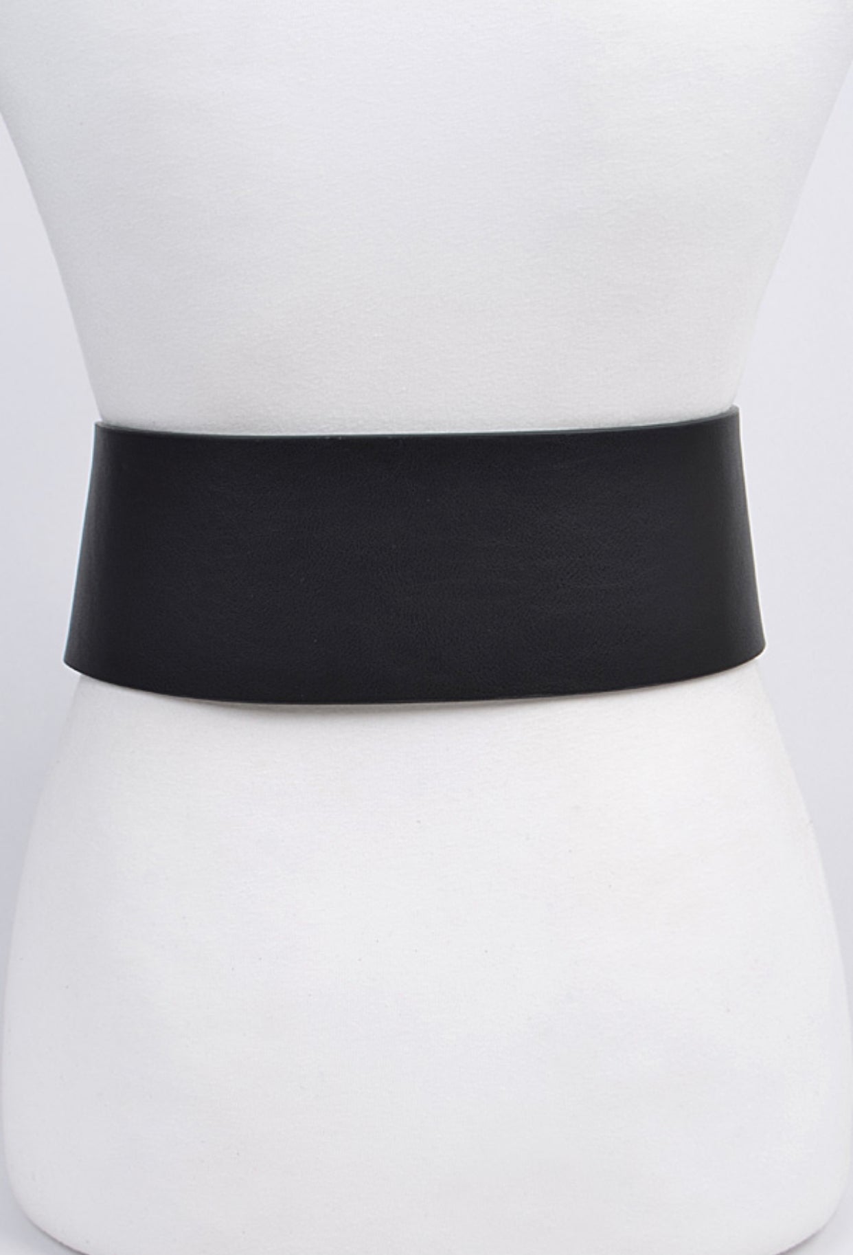 Black Bulky Buckle Belt