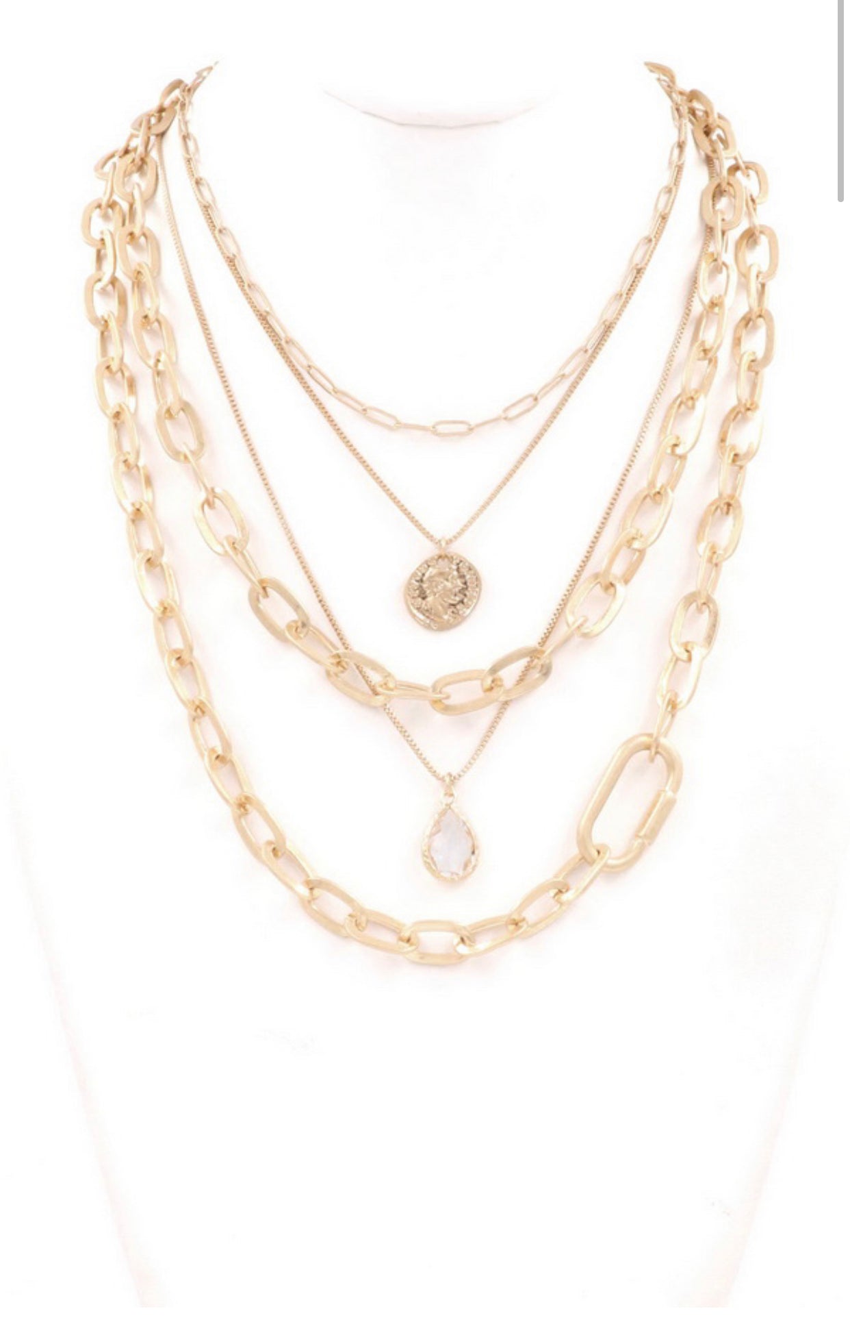 Layered Coin Necklace