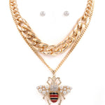 Bee Glam Necklace Set