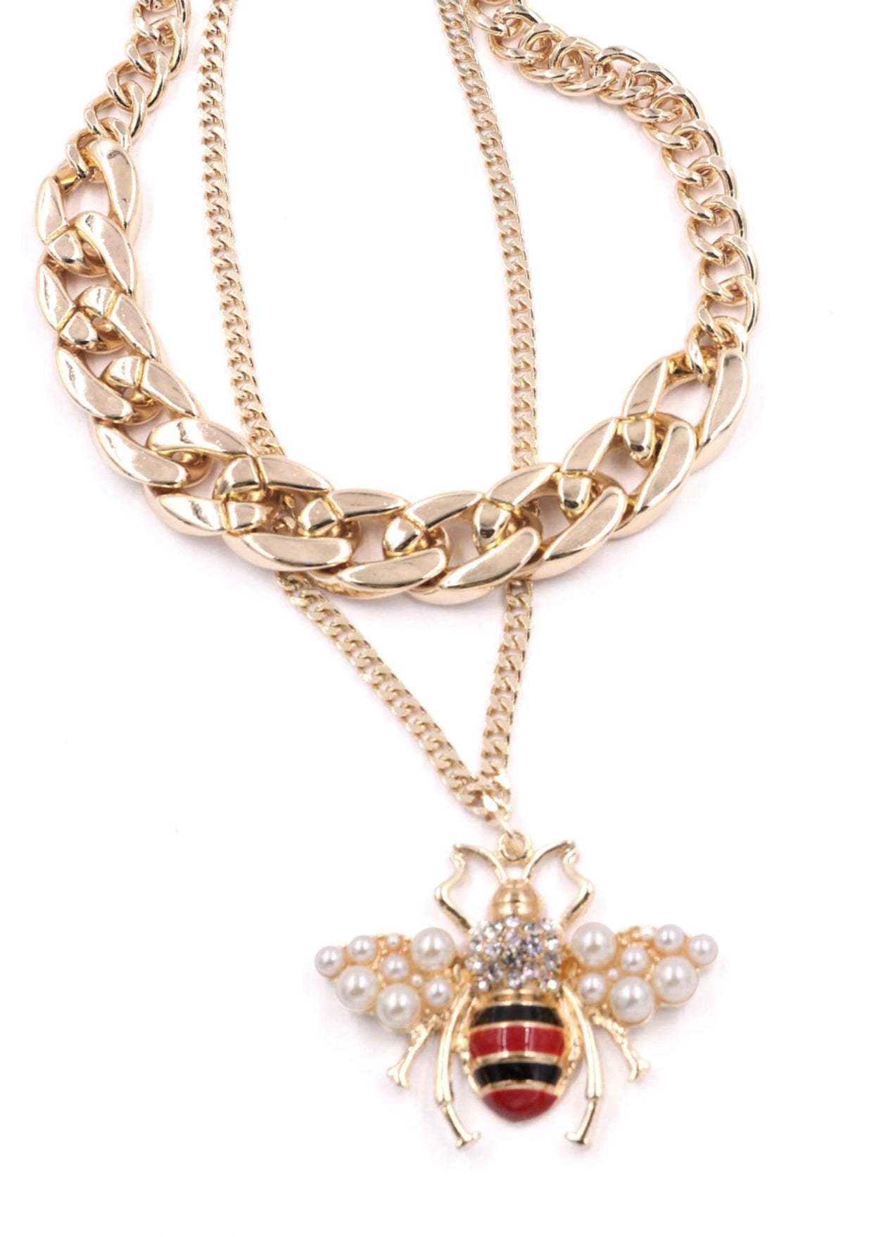 Bee Glam Necklace Set