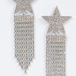 Star Rhinestone Earrings