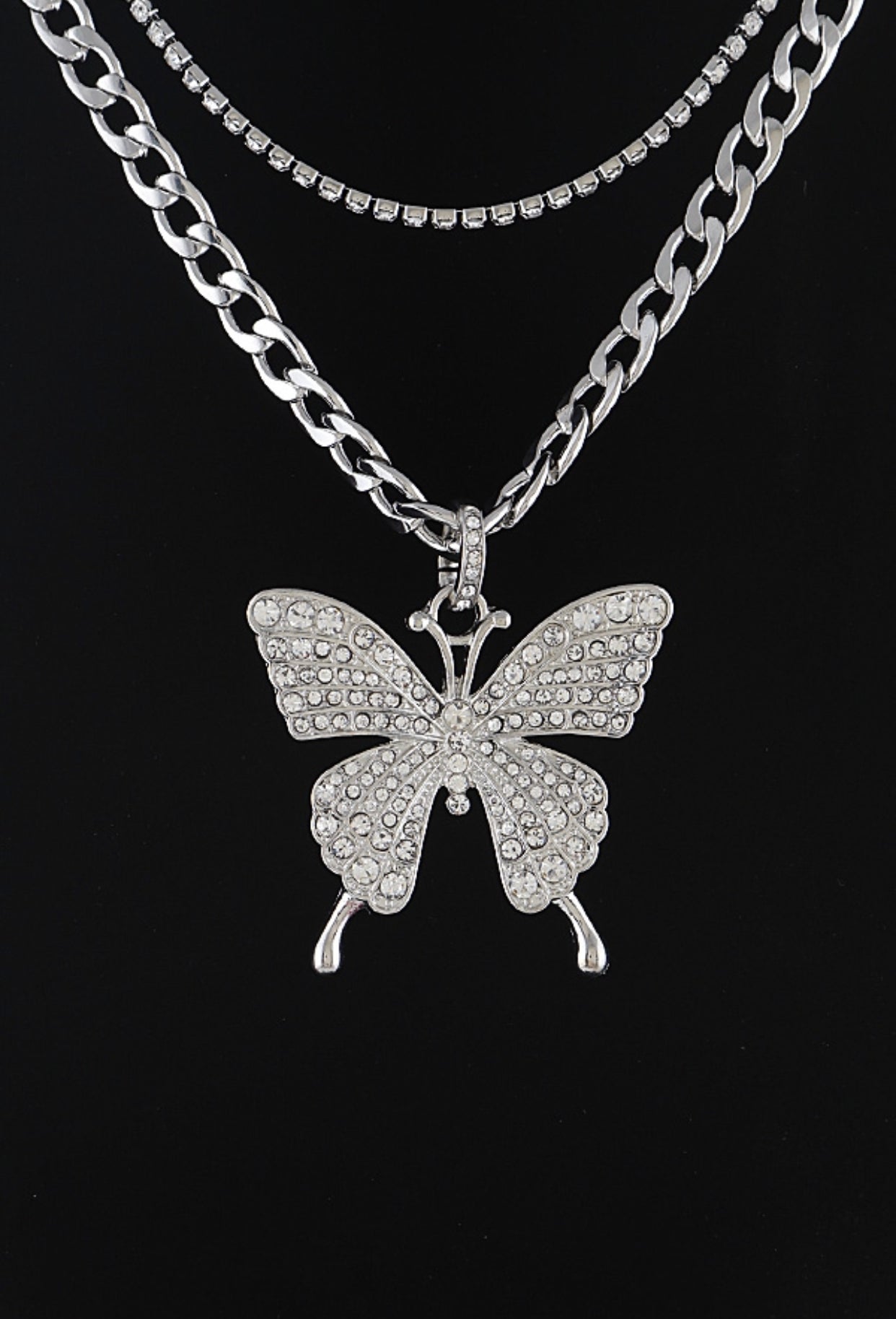 Butterfly Pendant Necklace