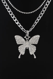 Butterfly Pendant Necklace