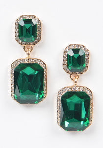 Emerald Stone Earrings