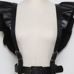 Ruffle Shoulder Strap Belt