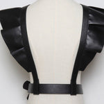 Ruffle Shoulder Strap Belt