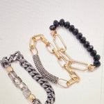 Glam Chain Bracelet Set