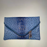 Cognac Envelope Clutch