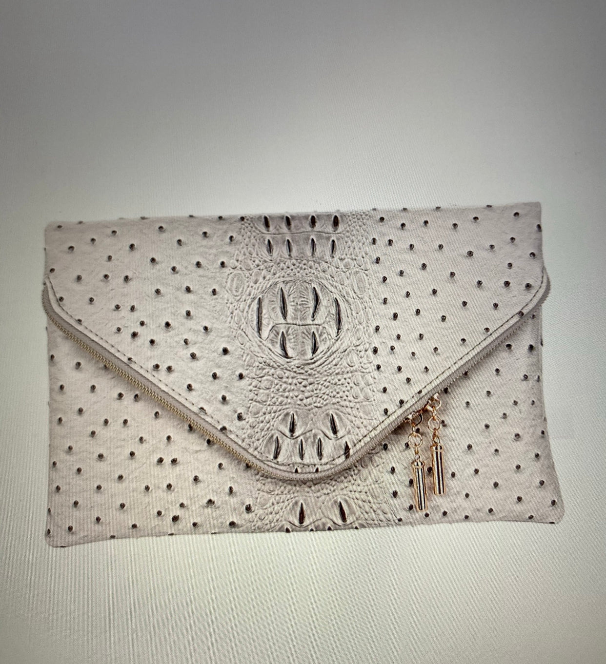 Cognac Envelope Clutch