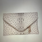 Cognac Envelope Clutch