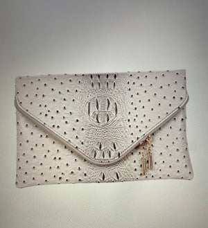 Cognac Envelope Clutch